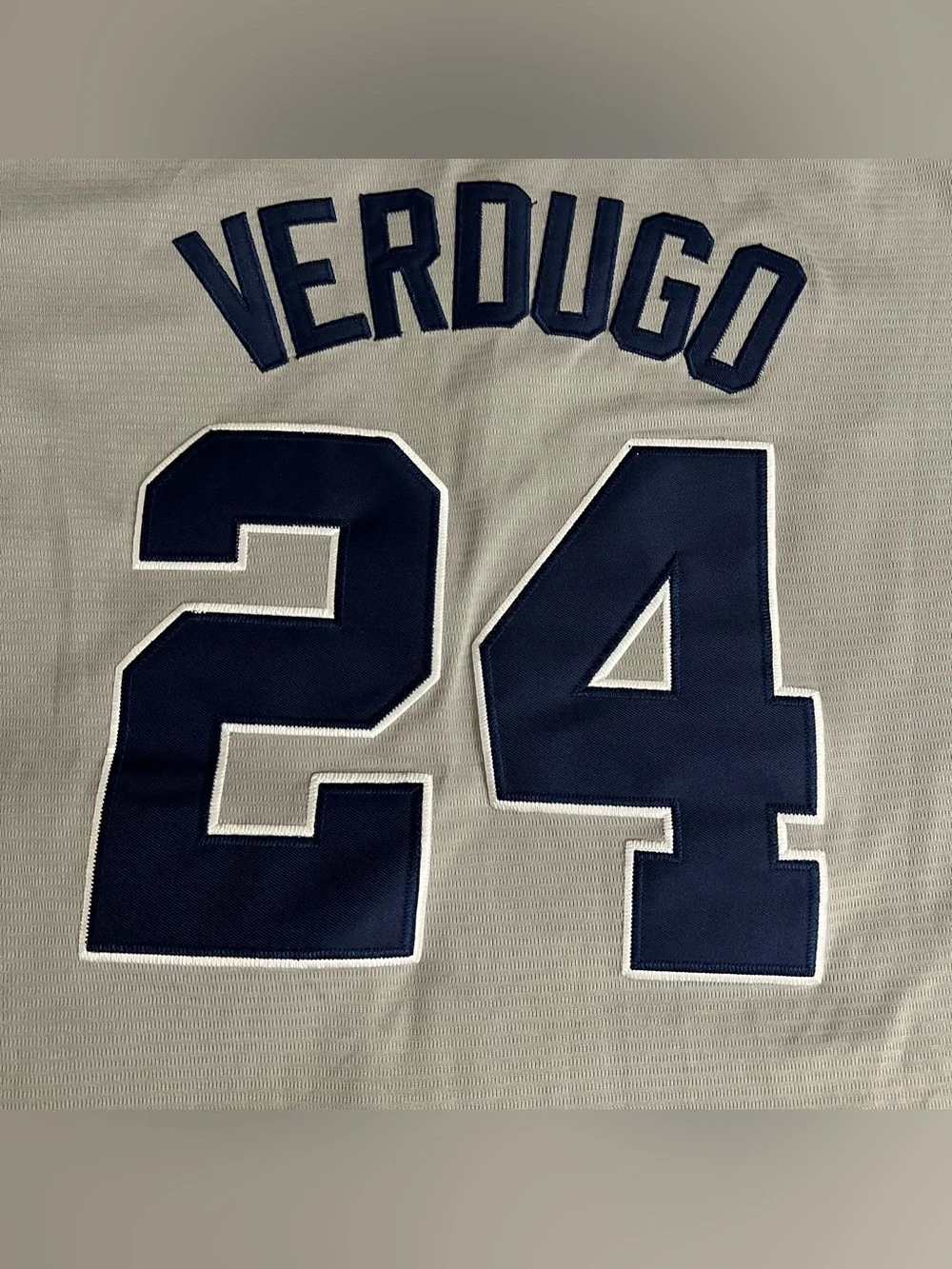 Alex Verdugo Nike New York Yankees 24 Button Down Gray Jersey Size L - Picture 7 of 7